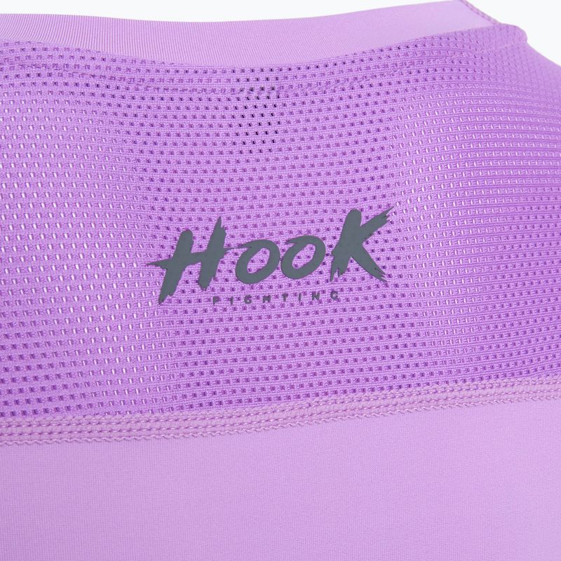 Γυναικείο μακρυμάνικο Rashguard HOOK FIGHTING Base μοβ 4