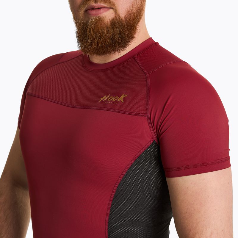 Ανδρικό HOOK FIGHTING Base Rashguard κόκκινο 3