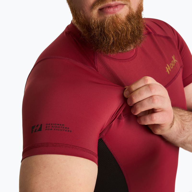 Ανδρικό HOOK FIGHTING Base Rashguard κόκκινο 4