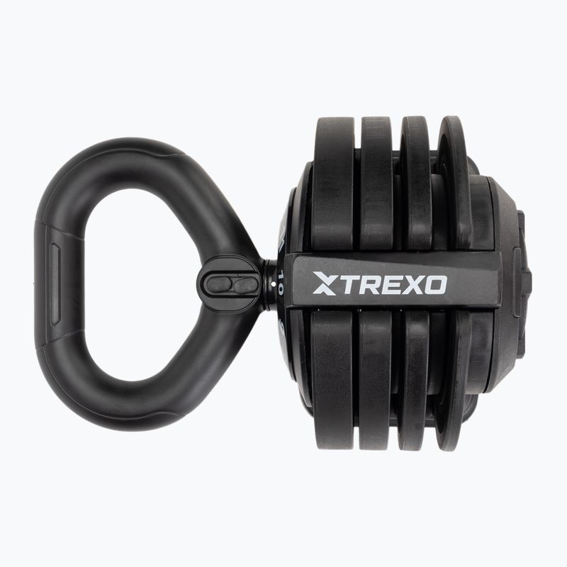 TREXO TXO-B4W004 12kg ρυθμιζόμενο kettlebell μαύρο 10