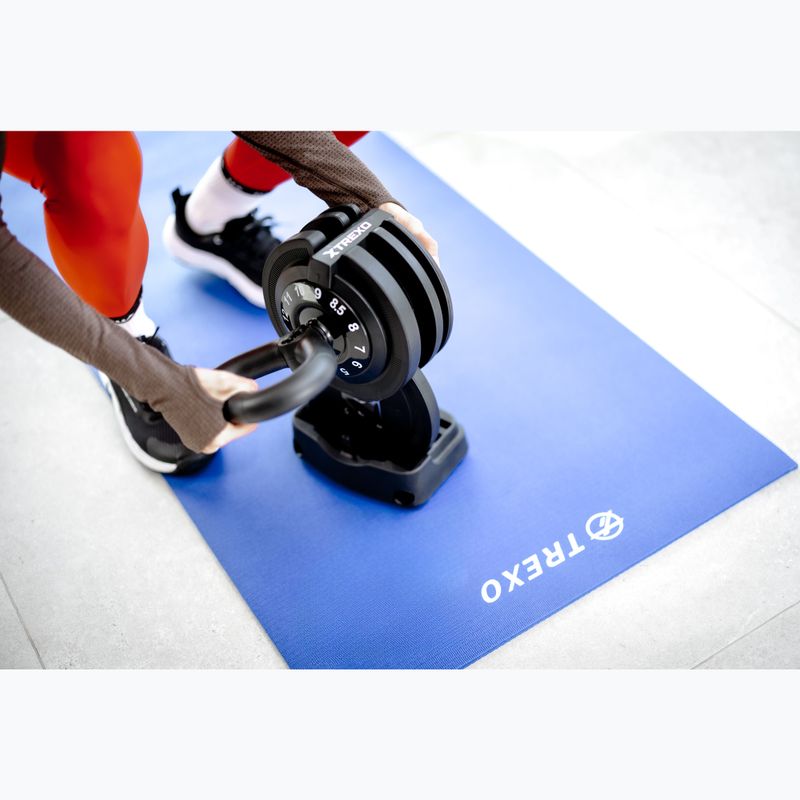 TREXO TXO-B4W004 12kg ρυθμιζόμενο kettlebell μαύρο 5