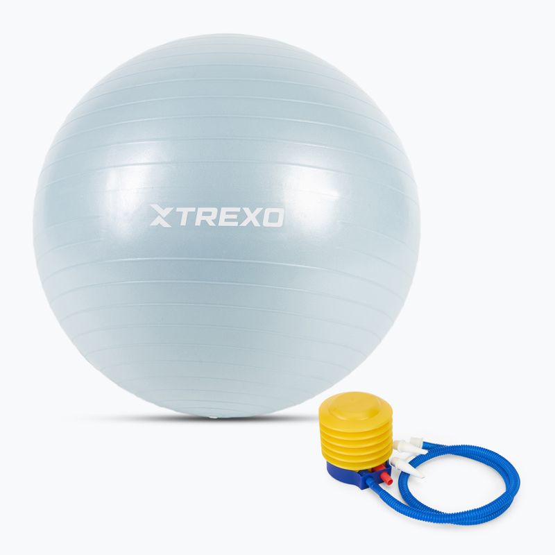 TREXO Γυμναστική μπάλα TXO-B4Z008-BL 65 cm μπλε 4