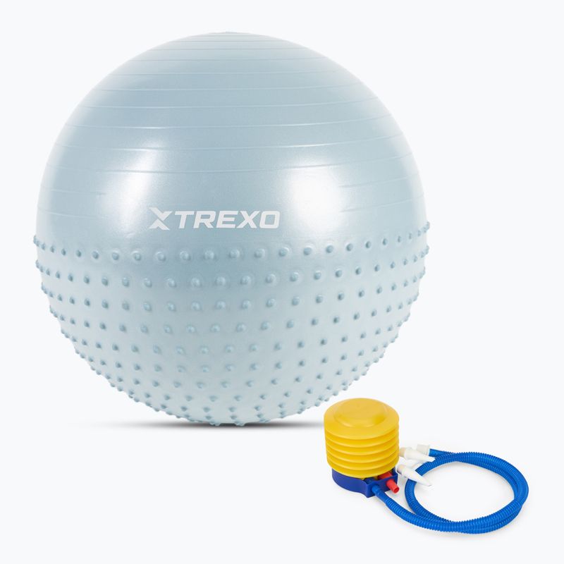 TREXO TXO-B4Z021-BL 65 cm μπλε μπάλα γυμναστικής μασάζ μπλε