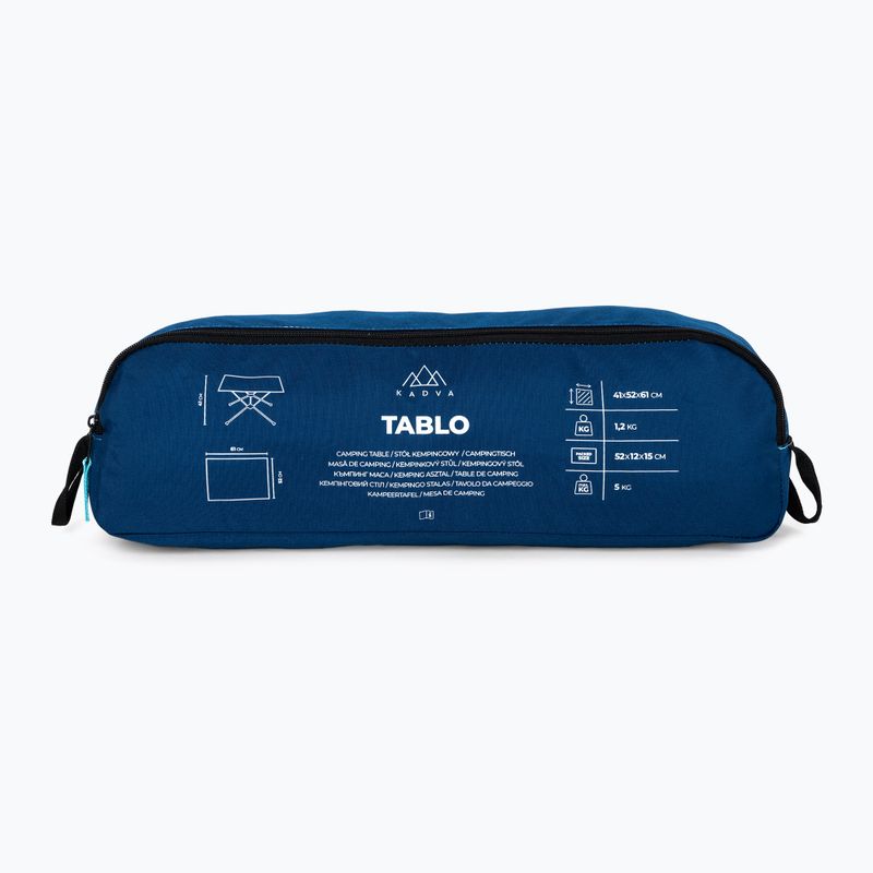 KADVA Tablo τραπέζι πεζοπορίας ultralight μπλε 11