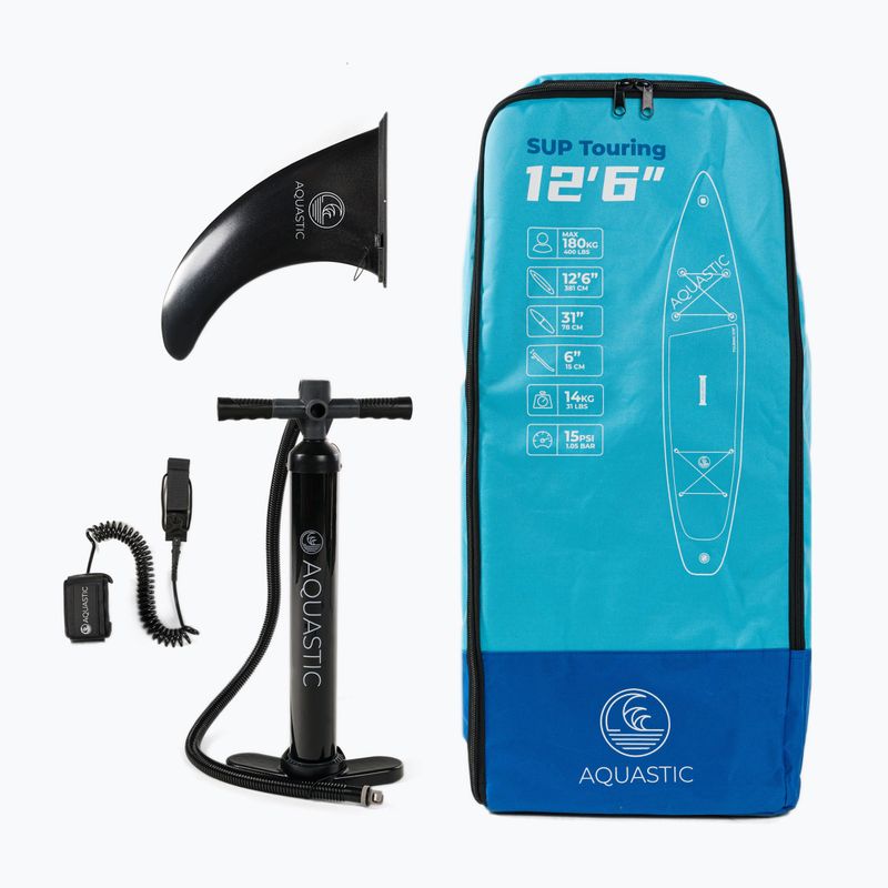 Σανίδα SUP AQUASTIC Touring 12'6" μπλε AQS-SUP005 12