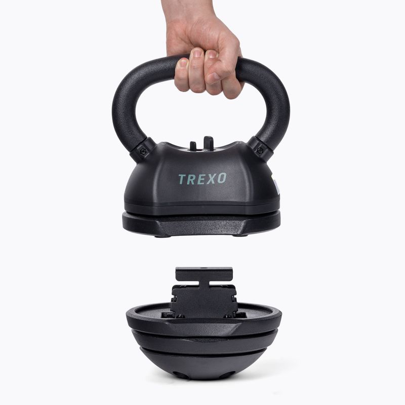 TREXO ρυθμιζόμενο kettlebell 14 kg 4