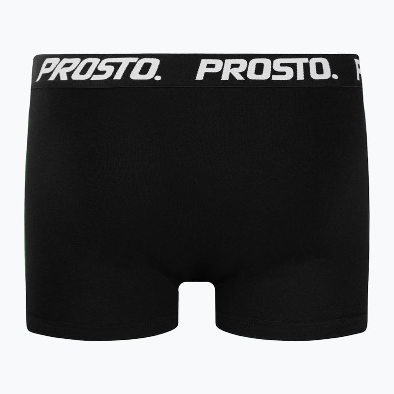 Ανδρικό μποξεράκι PROSTO Boxers3 τεμ.black 2