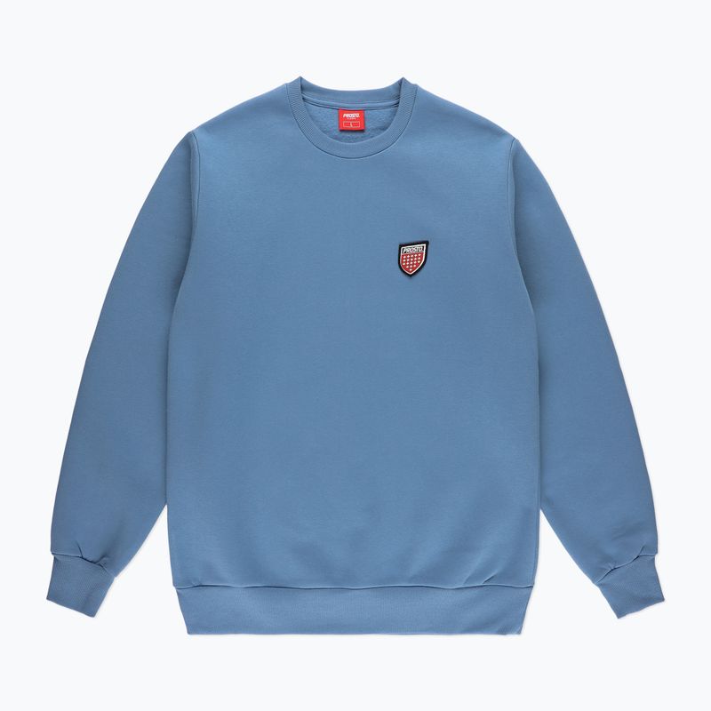 Ανδρικό φούτερ PROSTO Crewneck Base blue 4