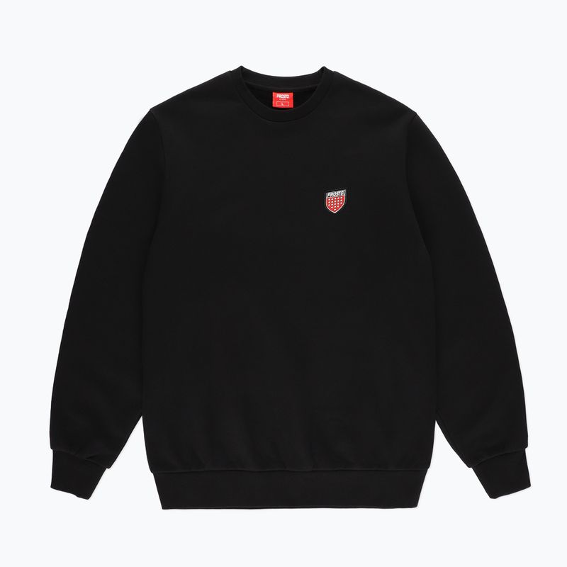 Ανδρικό φούτερ PROSTO Crewneck Bazy μαύρο 4