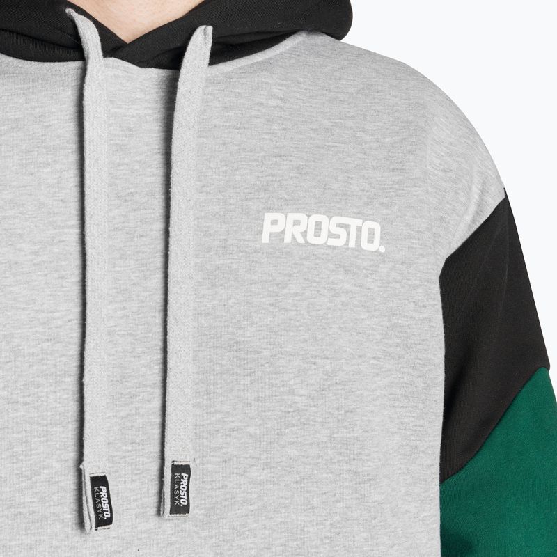 Ανδρικό PROSTO Hoodie Haxle γκρι 3