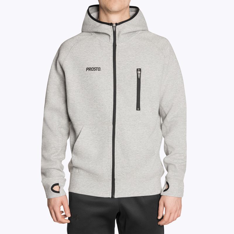 Ανδρικό PROSTO Tech Zip Hoodie Speedy γκρι