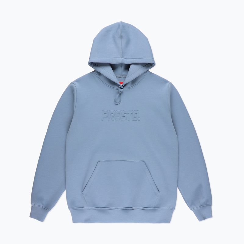 Ανδρικό φούτερ PROSTO Interlock Hoodie Logy blue 4