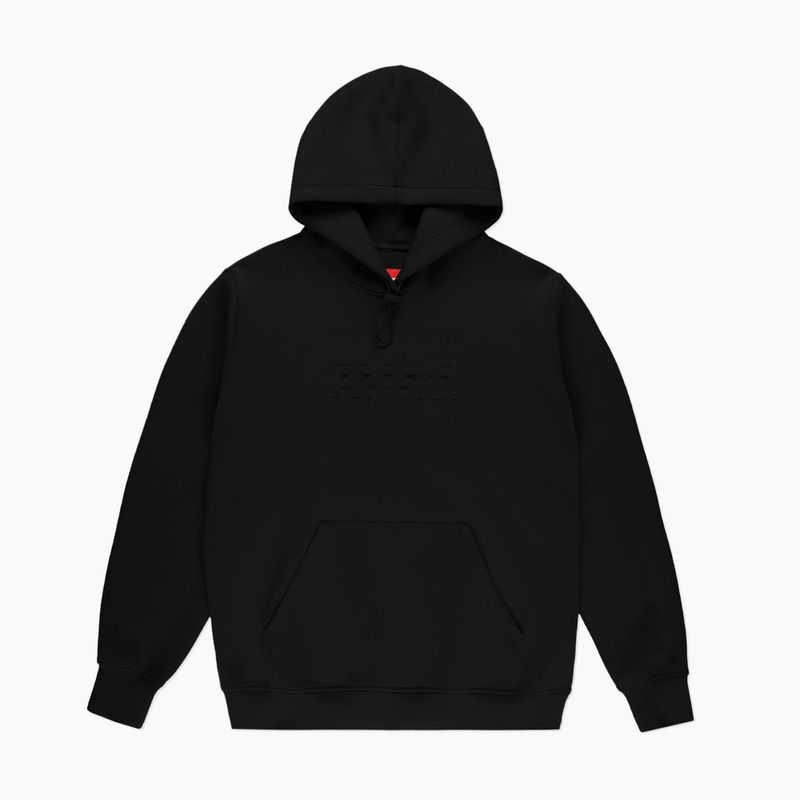 Ανδρικό φούτερ PROSTO Interlock Hoodie Logy black 4