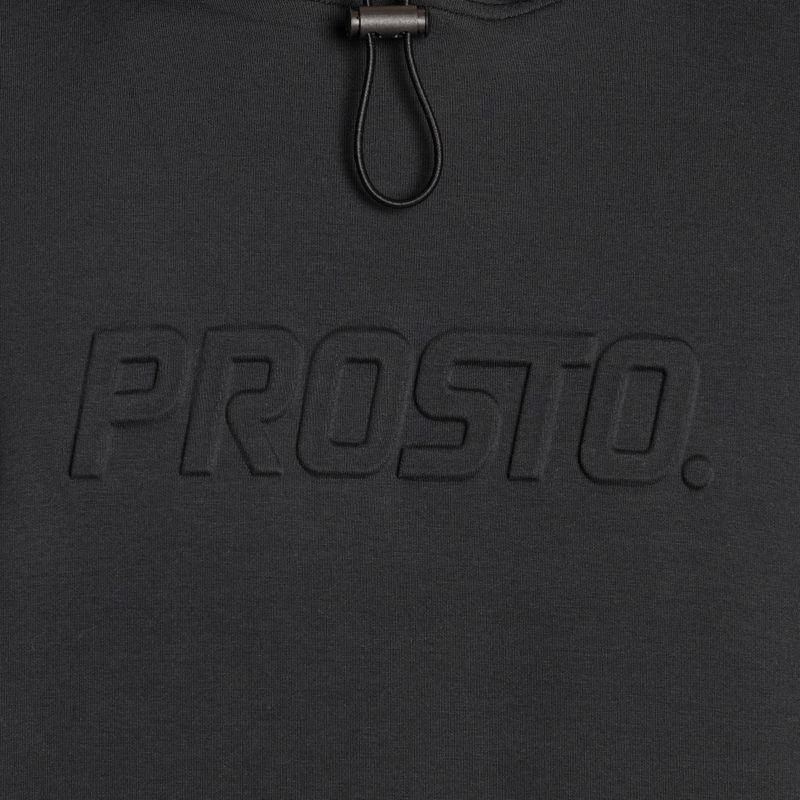 Ανδρικό φούτερ PROSTO Interlock Hoodie Logy black 3