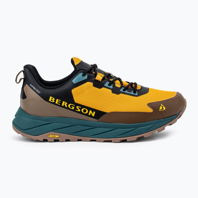 Ανδρικά παπούτσια πεζοπορίας BERGSON Jabal Low STX yellow / brown 2