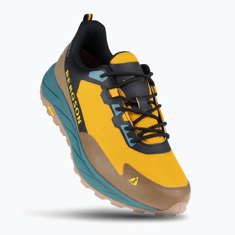 Ανδρικά παπούτσια πεζοπορίας BERGSON Jabal Low STX yellow / brown 13