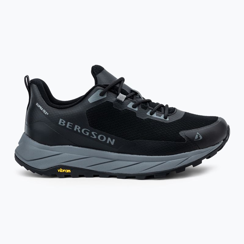 Ανδρικά παπούτσια πεζοπορίας BERGSON Jabal Low STX black 2