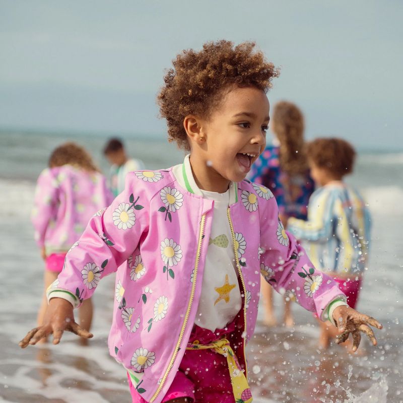 Παιδικό μπουφάν KID STORY Bio Finishing Bomber jacket daisy 2