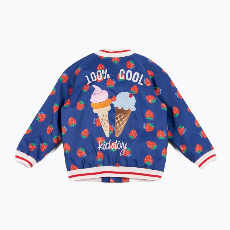 Παιδικό μπουφάν KID STORY Bio Finishing Bomber jacket strawberry 3