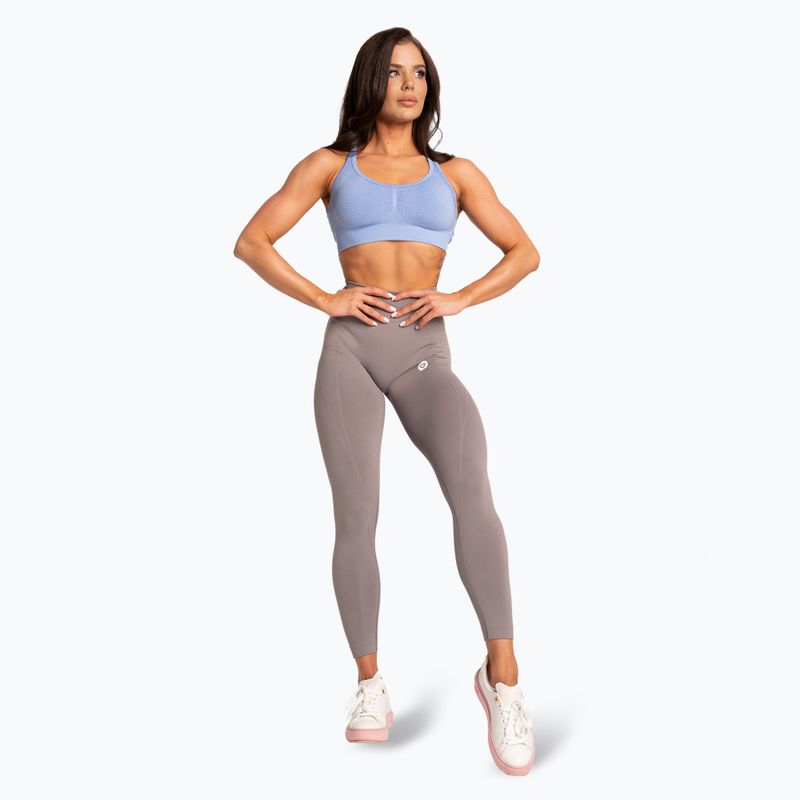 Γυναικείο κολάν Gym Glamour Basic Scrunch grey 2