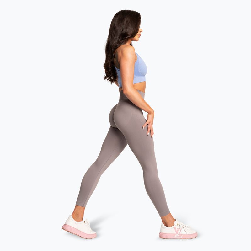 Γυναικείο κολάν Gym Glamour Basic Scrunch grey 3