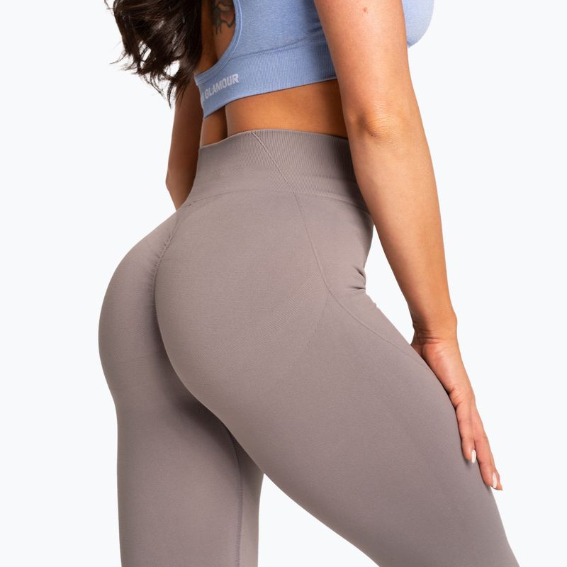 Γυναικείο κολάν Gym Glamour Basic Scrunch grey 6