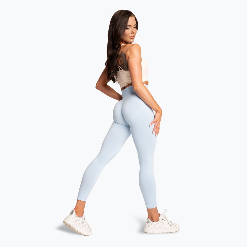 Γυναικείο κολάν Gym Glamour Basic Scrunch blue 3