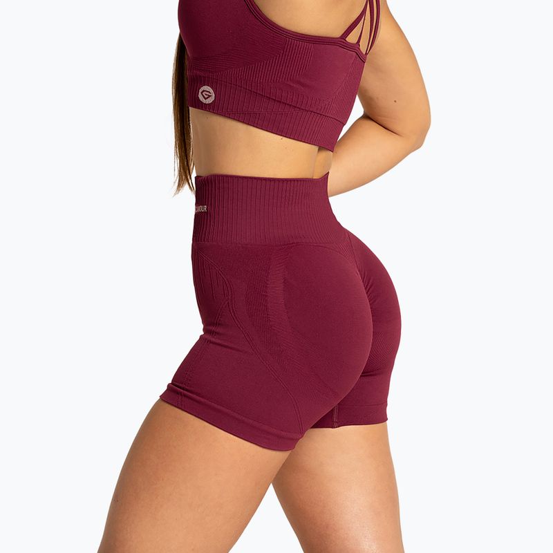 Γυναικείο σορτς προπόνησης Gym Glamour Push Up 2.0 merlot 3