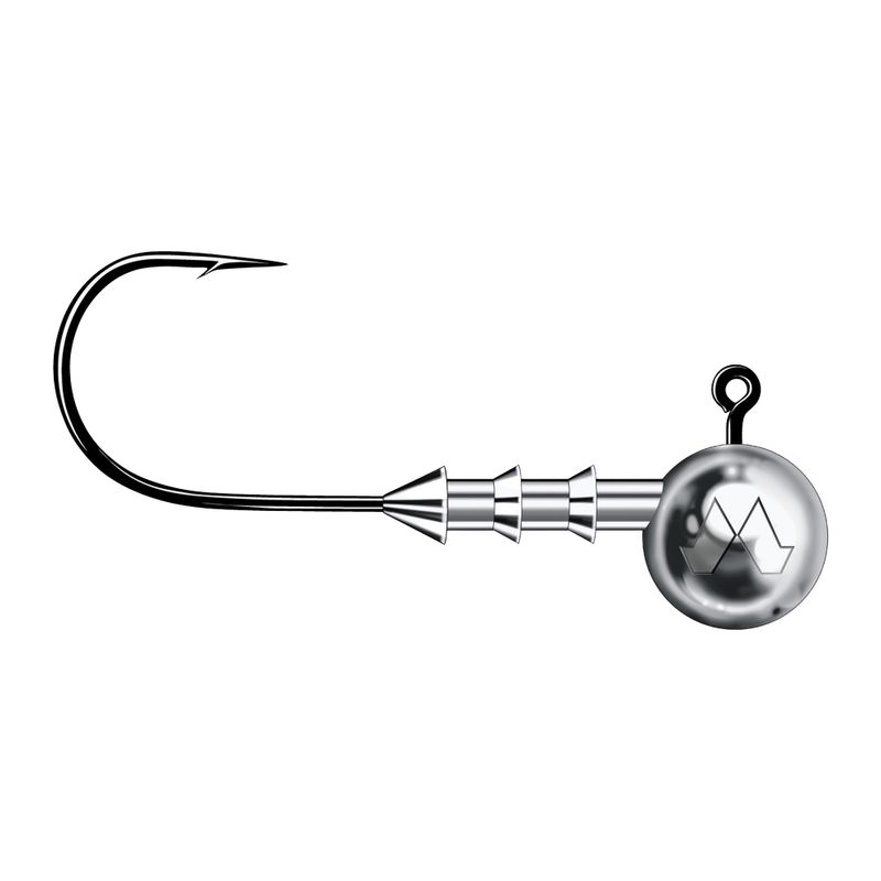 Mustad Classic jig head 3 τεμ. 5/0 ασημί PDF-724-050-050