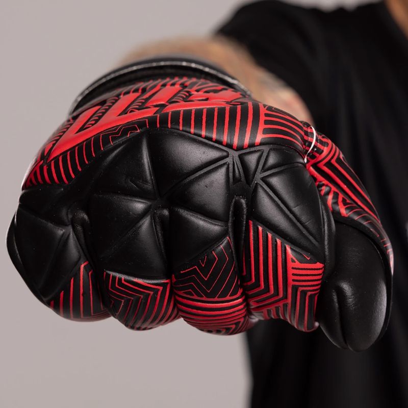 Γάντια τερματοφύλακα Football Masters Varis X NC black/red 6