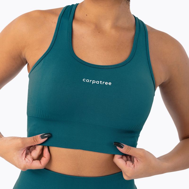 Γυναικεία προπονητική μπλούζα Carpatree Blaze Seamless Sleeveless βαθύ μπλε του ωκεανού 4