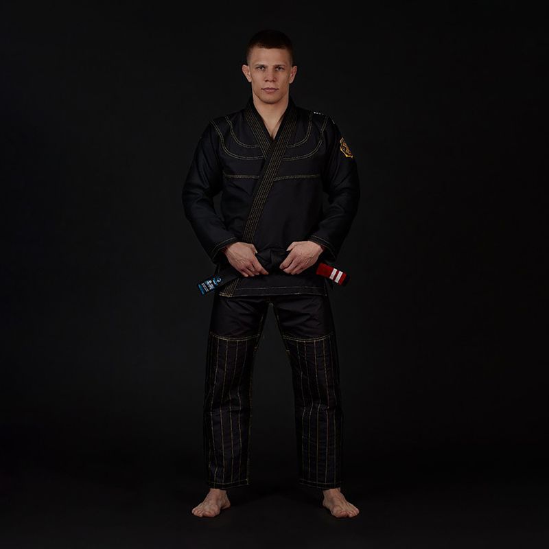 GI for Brazilian Jiu-Jitsu ανδρικό Ground Game Champion 2.0 μαύρο GICHNEWBLA 2