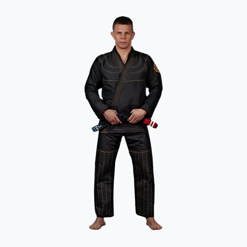 GI for Brazilian Jiu-Jitsu ανδρικό Ground Game Champion 2.0 μαύρο GICHNEWBLA