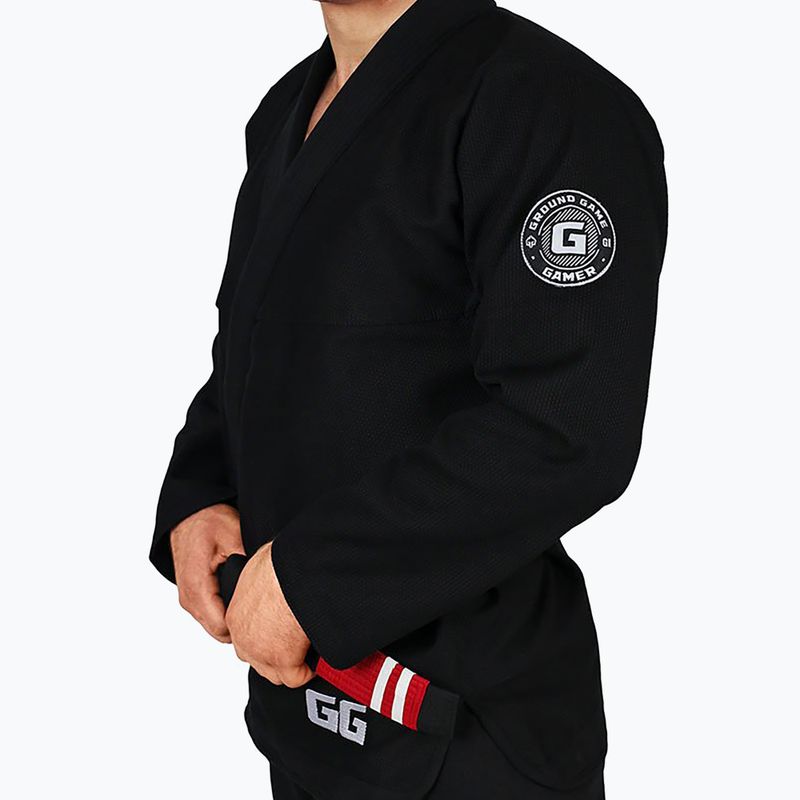 GI for Brazilian Jiu-Jitsu ανδρικό Ground Game Gamer μαύρο GIGAMERBLA 2