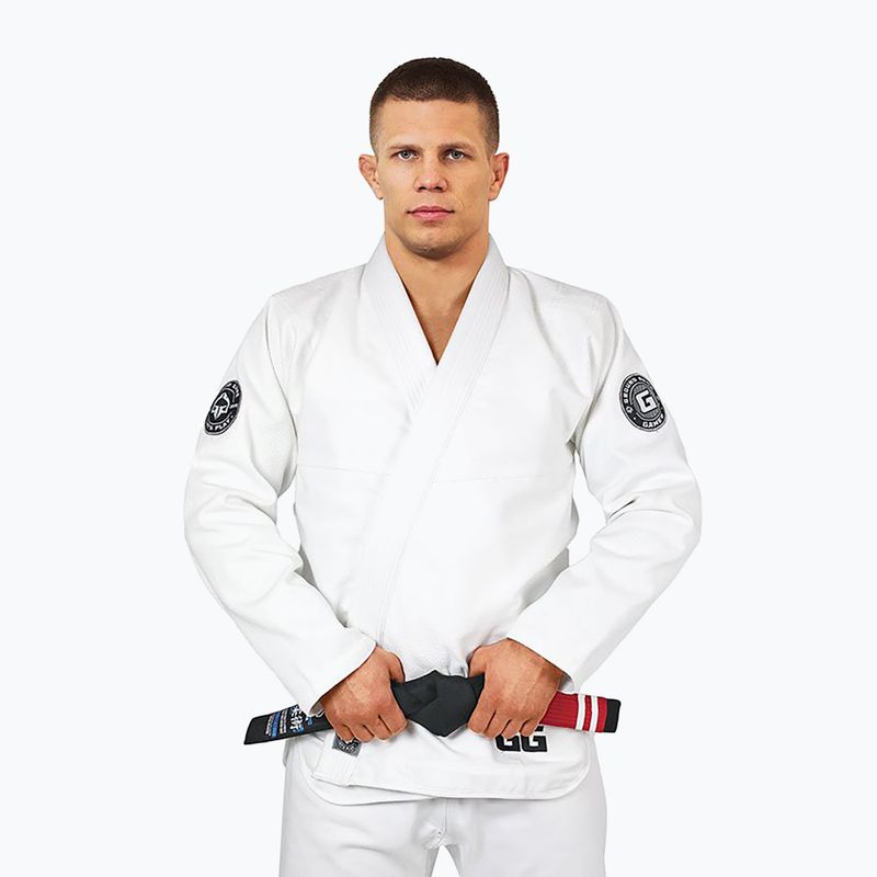 GI for Brazilian Jiu-Jitsu ανδρικό Ground Game Gamer λευκό GIGAMERWH