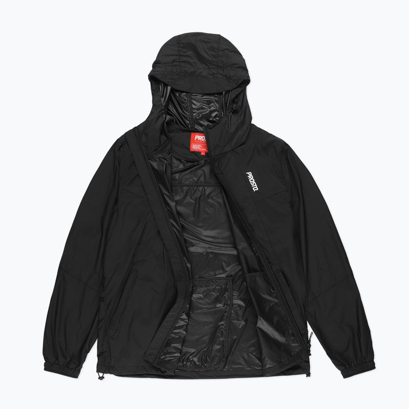 Ανδρικό μπουφάν PROSTO Windbreaker μαύρο 3