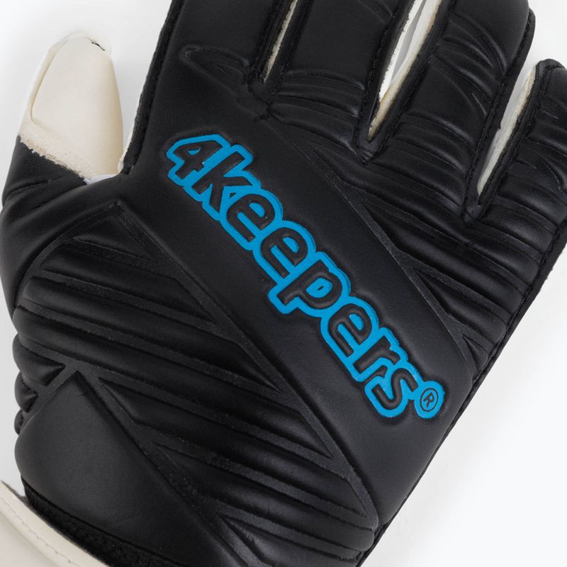 4keepers Retro IV RF παιδικά γάντια τερματοφύλακα μαύρο και λευκό 4KRIVBRFJR 3