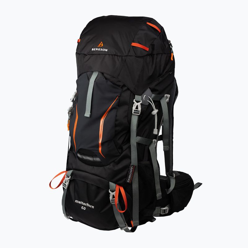 Σακίδιο πεζοπορίας BERGSON Matterhorn 60 l black 2