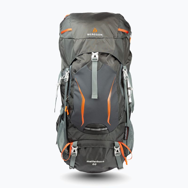 Σακίδιο πεζοπορίας BERGSON Matterhorn 60 l grey