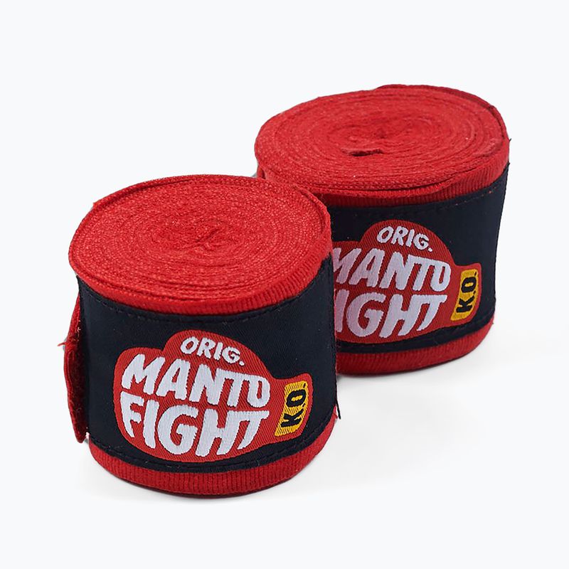 Manto Glove κόκκινοι επίδεσμοι πυγμαχίας MNR837_RED