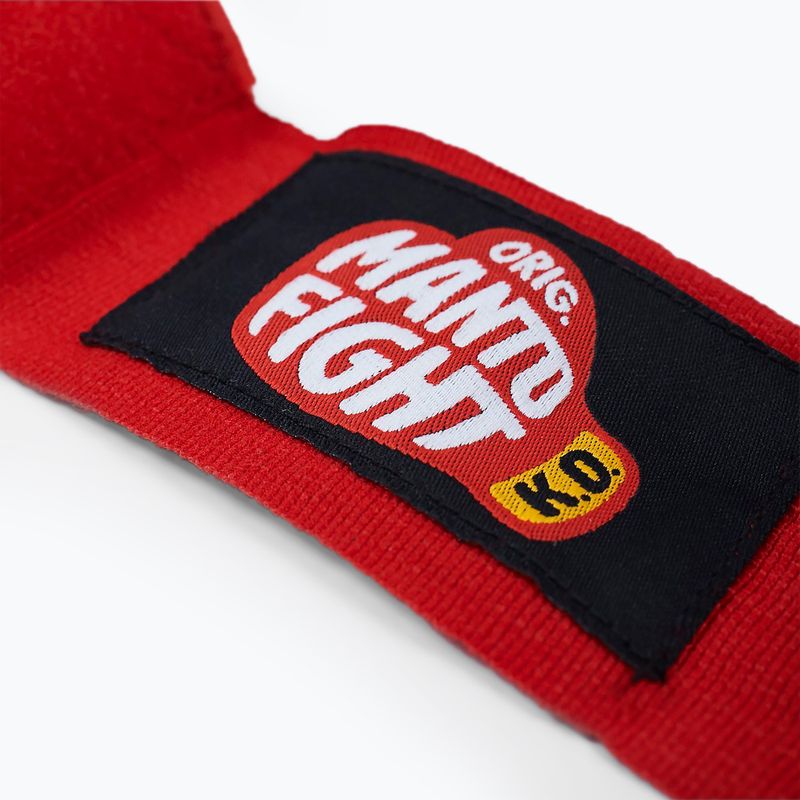 Manto Glove κόκκινοι επίδεσμοι πυγμαχίας MNR837_RED 4