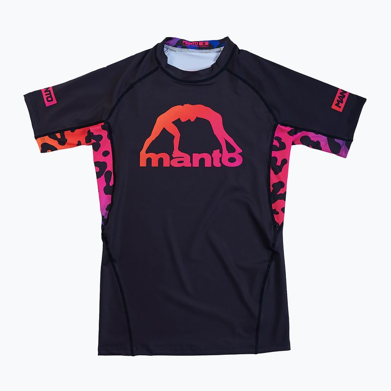 MANTO ανδρικό Rashguard Leopard μαύρο MNR882