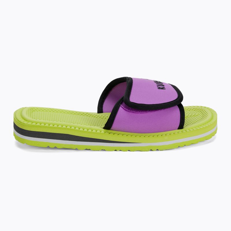 Kubota σαγιονάρες Velcro lime-purple KKRZ66 2