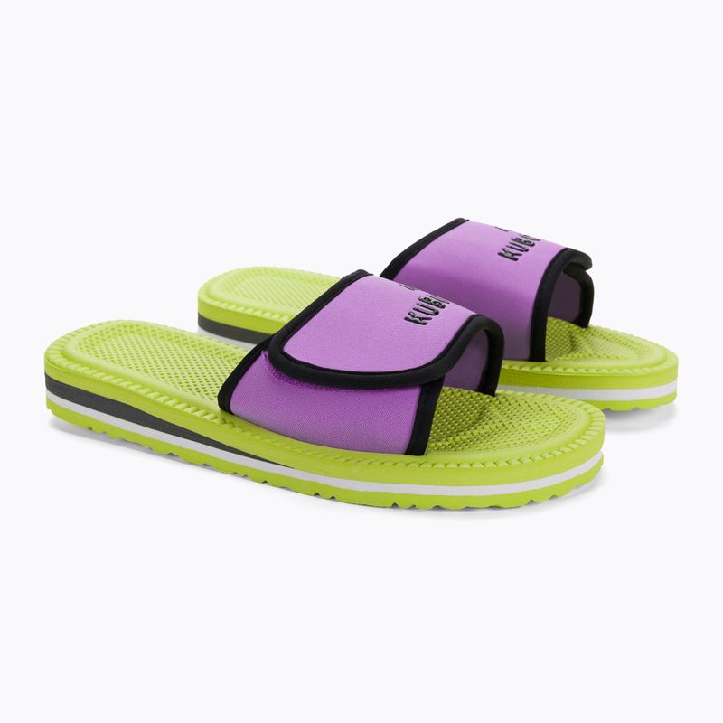 Kubota σαγιονάρες Velcro lime-purple KKRZ66 5