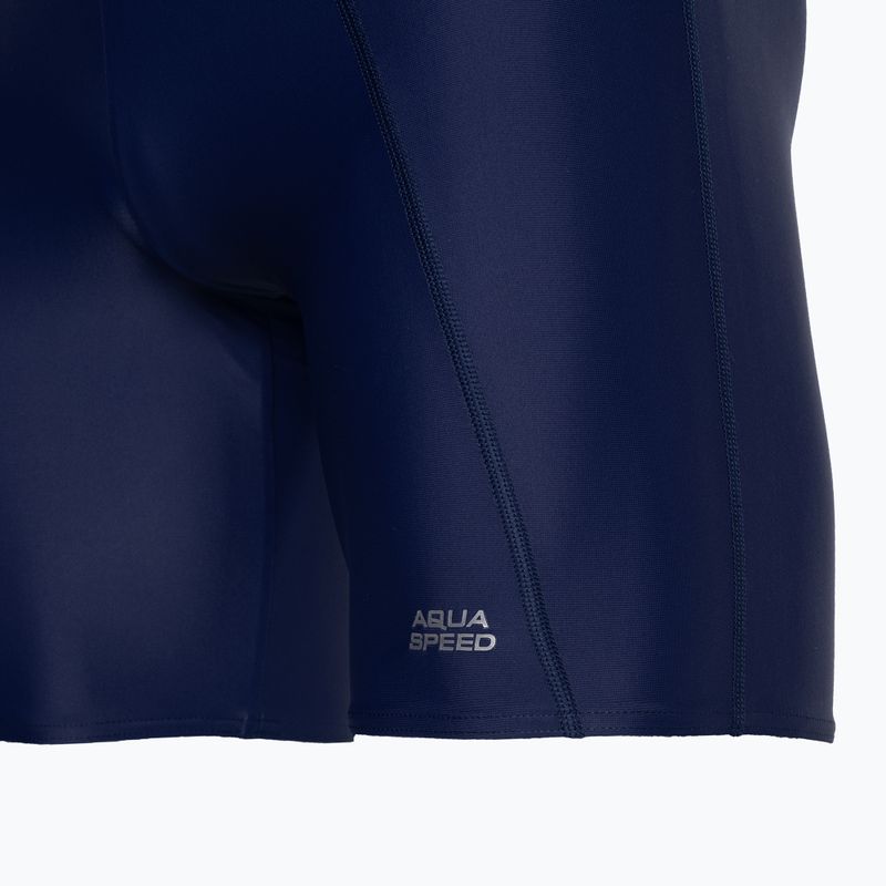 Ανδρικά μαγιό AQUA-SPEED Long Jammer navy blue 4