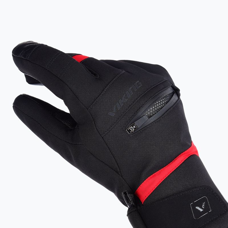 Γάντια σκι Viking Kuruk 2.0 Ski black/red 3