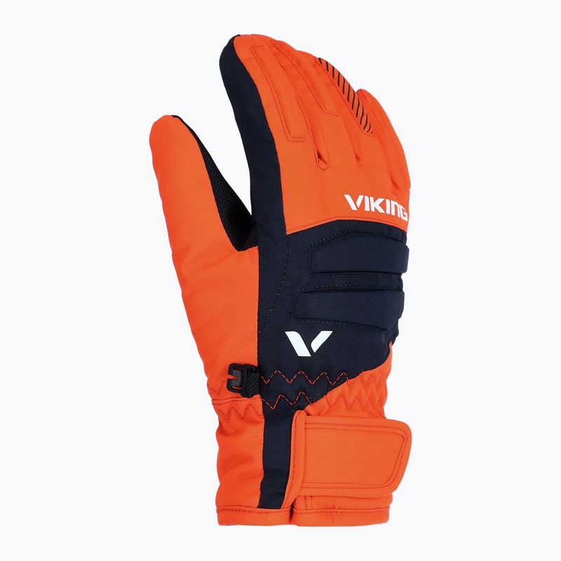 Παιδικά γάντια σκι Viking Flinx Ski orange/navy