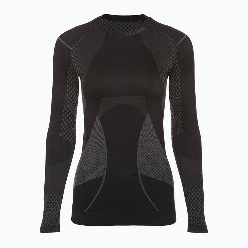 Γυναικείο θερμικό φούτερ Alpinus Active Base Layer μαύρο/γκρι 4