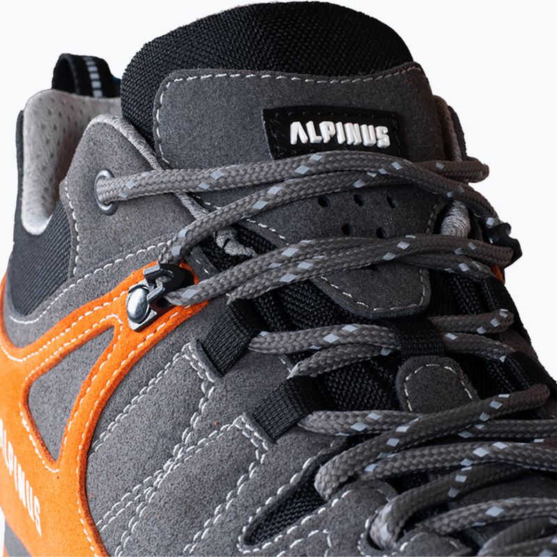 Ανδρικό παπούτσι προσέγγισης Alpinus The Ridge Low Pro ανθρακί/πορτοκαλί 11