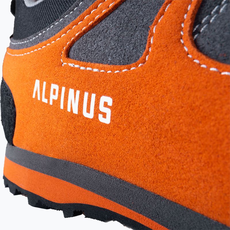 Ανδρικό παπούτσι προσέγγισης Alpinus The Ridge Low Pro ανθρακί/πορτοκαλί 12